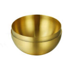SOGA 15cm Gold Salad Bowl with Model 201 Elegant and Durable Kitchen Essential