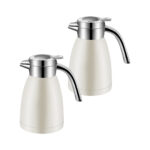 SOGA 2X 1.2L Stainless Steel Insulated Vacuum Flask Water Bottle White