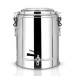 SOGA 12L Stainless Steel Insulated Stock Pot Dispenser Hot & Cold Beverage Container With Tap